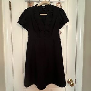 Mini Knee Length Black Gothic Coquette Babydoll Dress